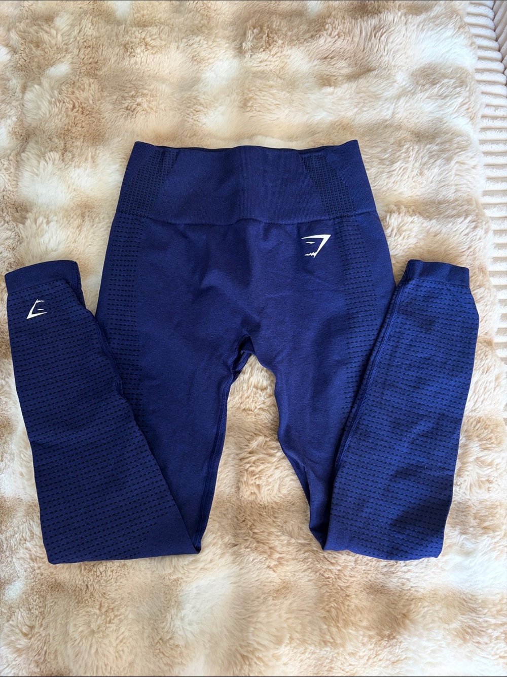 Gymshark Navy Blue Seamless Leggings